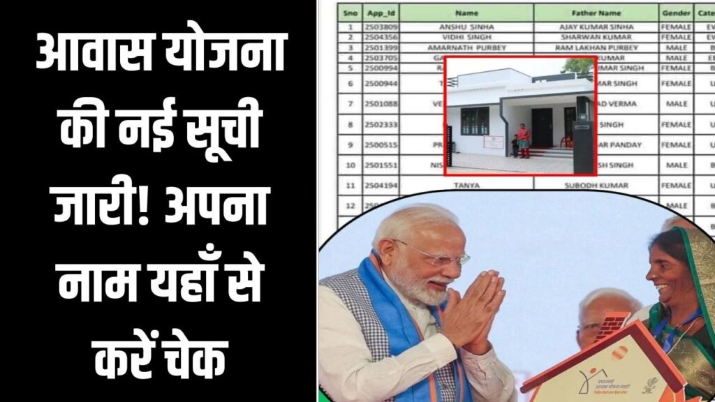 PM Awas Yojana New List: आवास योजना की नई सूची जारी! अपना नाम यहाँ से करें चेक, सिर्फ इन्हें मिलेगा पक्का मकान 1 PM Awas Yojana New List: आवास योजना की नई सूची जारी! अपना नाम यहाँ से करें चेक, सिर्फ इन्हें मिलेगा पक्का मकान