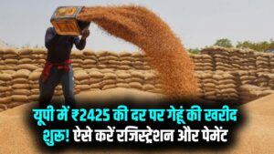 यूपी के किसानों के लिए खुशखबरी! आज से ₹2425 की दर पर शुरू हुई गेहूं की तौल; जानें ऑनलाइन रजिस्ट्रेशन और पेमेंट की पूरी प्रक्रिया