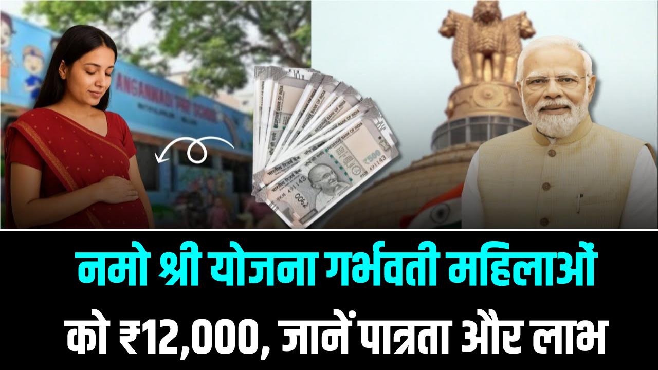 गर्भवती महिलाओं के लिए 'नमो श्री योजना'! सीधे खाते में आएंगे ₹12,000; जानें कैसे उठाएं लाभ और कौन से कागज हैं जरूरी