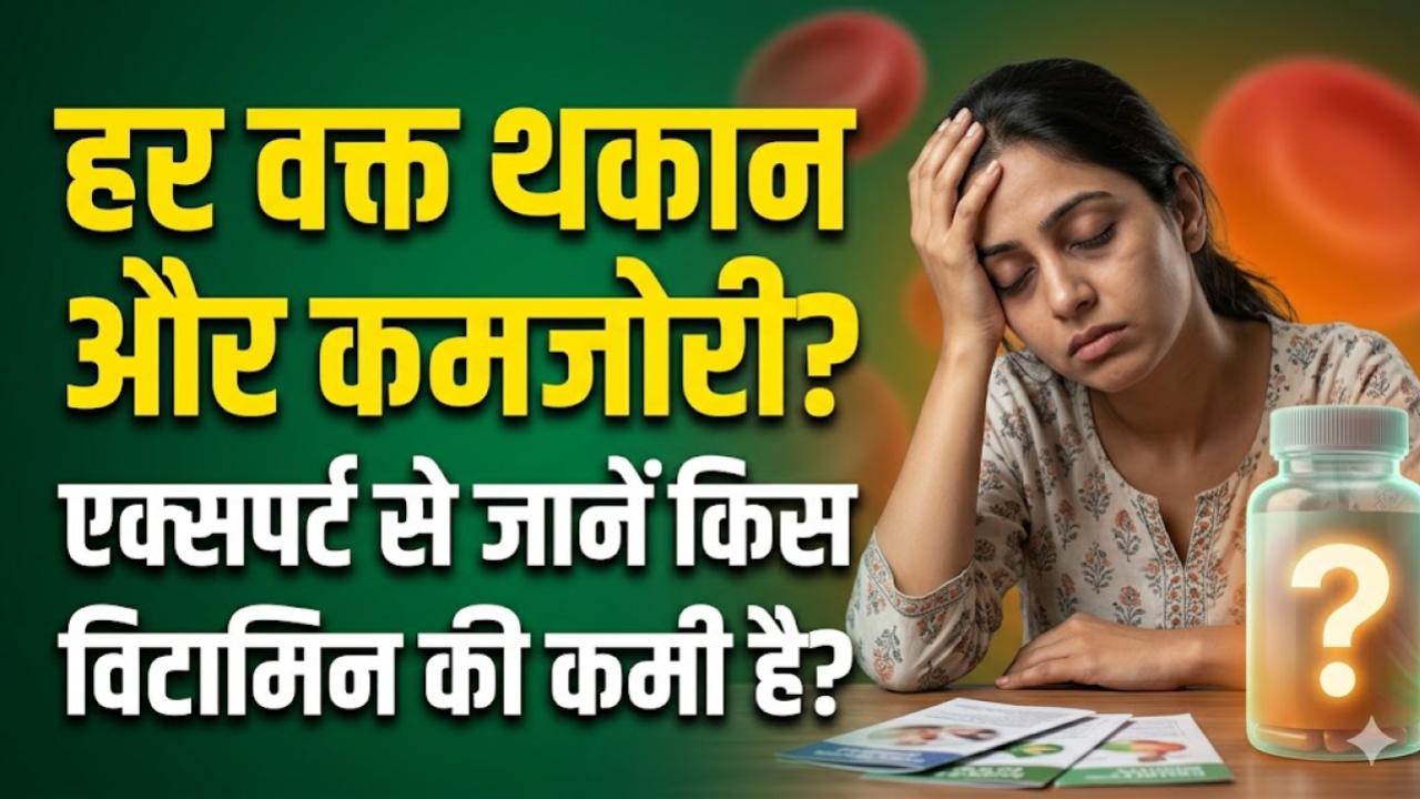 हर वक्त महसूस होती है थकान और कमजोरी? एक्सपर्ट से जानें किस विटामिन की कमी से आपका शरीर हो रहा है बेदम